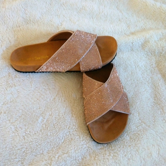 Let's see style diamond rose slides - Picture 2 of 3